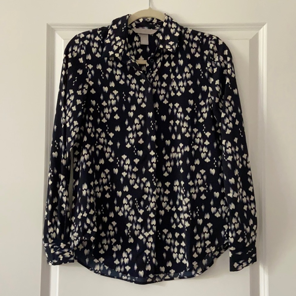 H&M long sleeve blouse